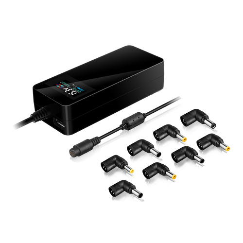 90W Universal Laptop Charger Power Supply with 12 Interchangeable Tips