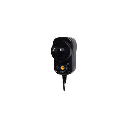 Multi-voltage 2A Power Adapter with 6 interchangeable DC Plugs