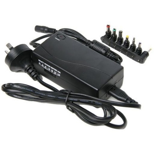 Multi-voltage 4A Power Adapter with 7 interchangeable DC Plugs