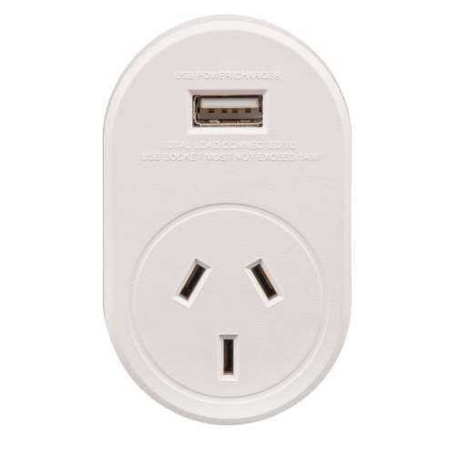 Outbound USA Travel Adapter w/ USB Charge Ports