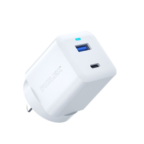 30W PD3.0 USB-C & USB A Mains Quick Charger