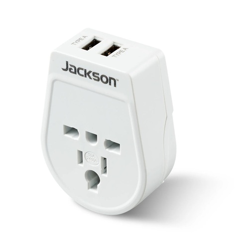 Inbound Slim USB-A Travel Adaptor - USA & UK