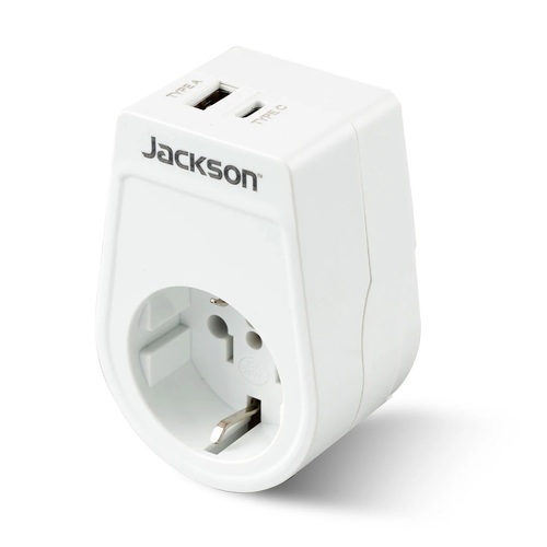 Inbound Slim USB-A & C Travel Adaptor - USA & Europe