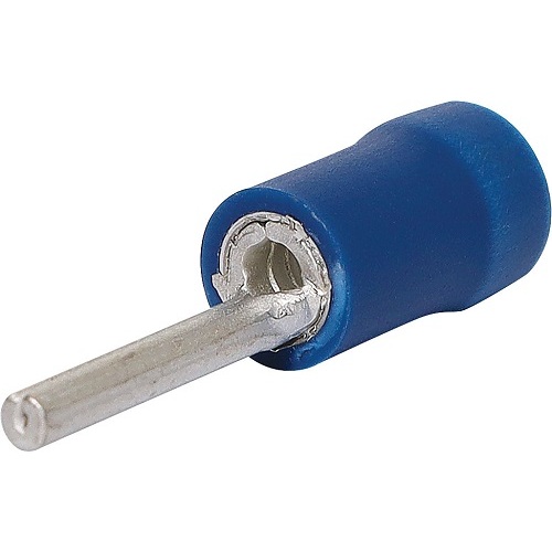 Blue Pin Terminal Crimp Pk 100