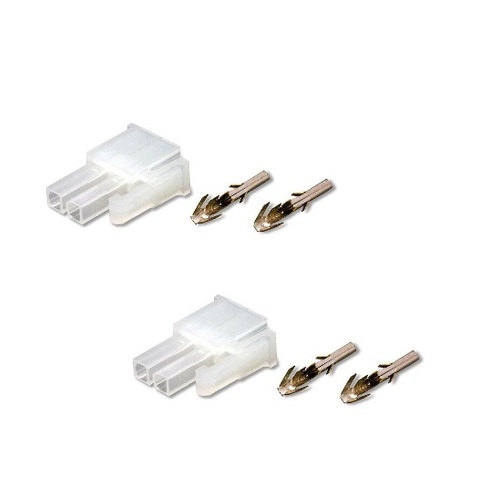 Mini Tamiya Male Connectors - 2 Sets