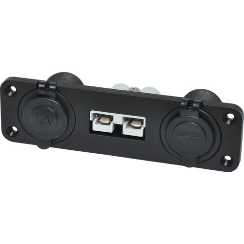 Panel Mount Anderson Style with Car Accessory / USB