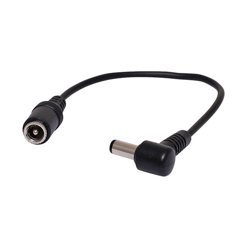 2.5mm DC Socket To 2.5mm 90 Deg. Plug Lead
