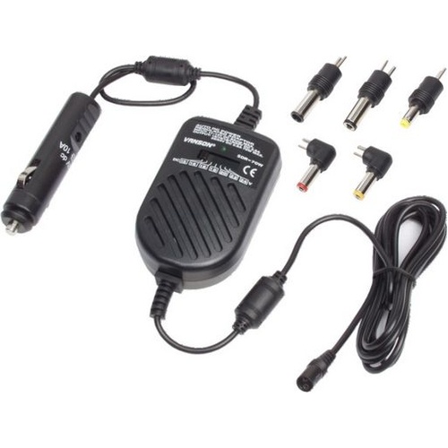 12/24V DC to 70W Universal Laptop Charger Power Supply with 5 Interchangeable Tips