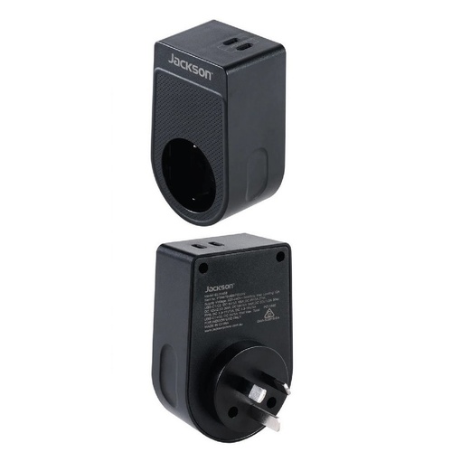 Inbound Travel Adaptor USA & Europe to Australia w/ 2 x USB C 30W PD Charger