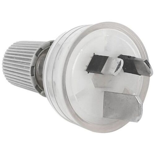 240V 15A AC Mains Rewireable Heavy Duty Plug - Clear