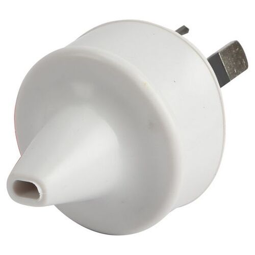 10 Pack 240V AC Mains Screw Terminal Small Entry Plug - White