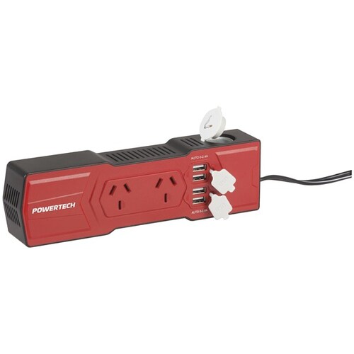 200W 12VDC to 240VAC Modified Sinewave Inverter with 4 USB Ports
