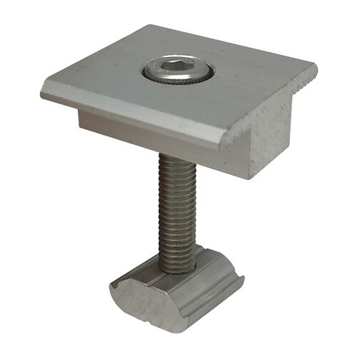 Solar Panel Rail Mid Clamp 35mm