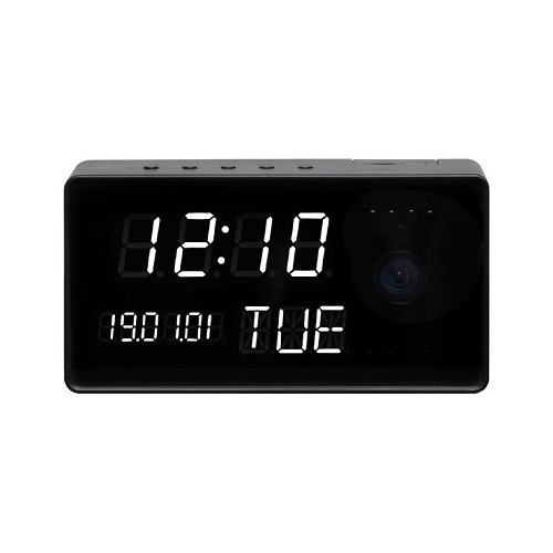 Wireless 1080p Covert Camera Alarm Clock