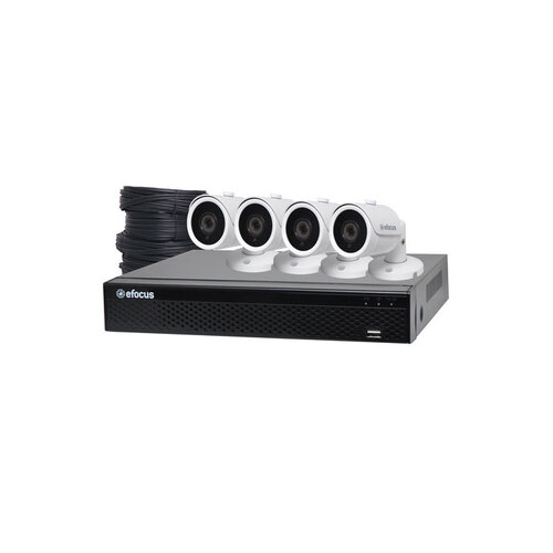 Hybrid DVR & 4 x 5MP AHD Bullet Camera Kit