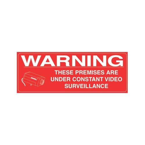 200 x 75mm CCTV Surveillance Stickers