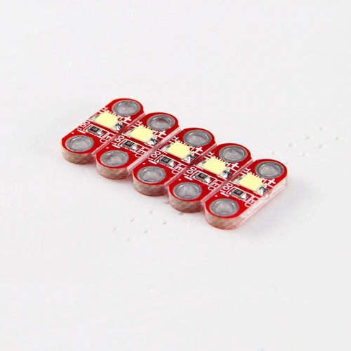 5 x Red LED Module for Lilypad or Arduino Projects