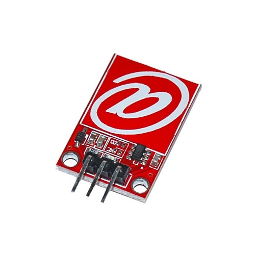 Digital Capacitive Touch Sensor Switch Board Module for Arduino - Red