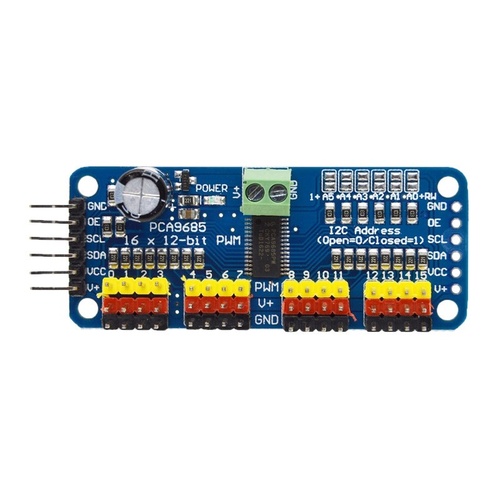 16 Channel 12-bit PWM Servo Motor Driver Module PCA9685 for Arduino Projects