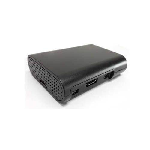 Black ABS Plastic Case for Raspberry Pi 3 Model B+ & 2 Model B