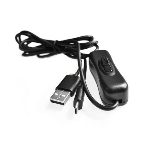 USB Power Cable Inline On/Off Switch - USB A to Micro B