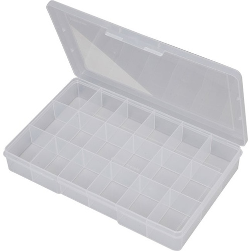 Clear 18 Compartment Storage Box - Large 310x200x48mm