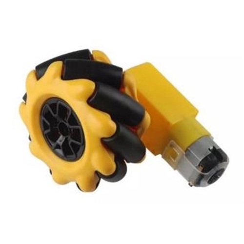 Arduino DC Motor with Mecanum Wheels - Left and Right Pair