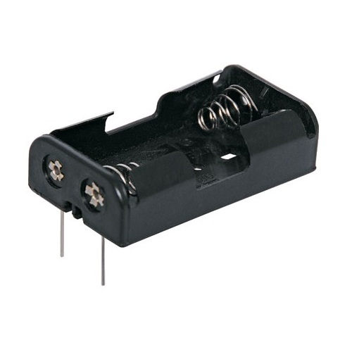 2 X AA PCB Mount Flat Battery Holder