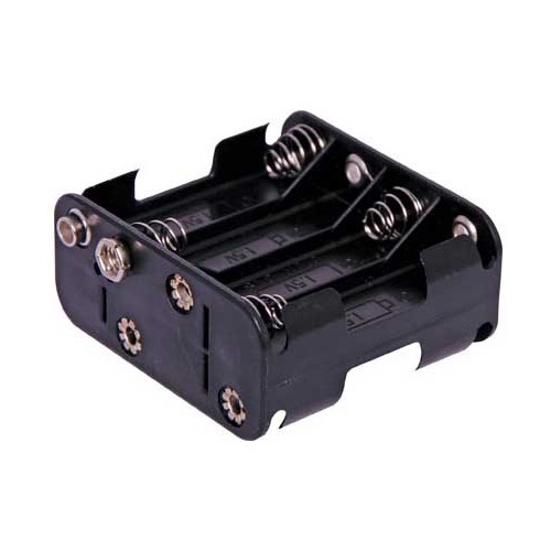 8 X AA Square Battery Holder with Battery Snap Terminal