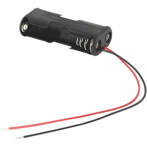 2 X AA Battery Holder with Fly Leads