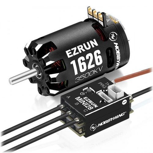 Mini 28 ESC and Brushless 3500kV 1626SD Motor Combo