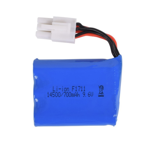 Rechargeable Lithium Battery 9.6V 700mAh with EL-6P Connector