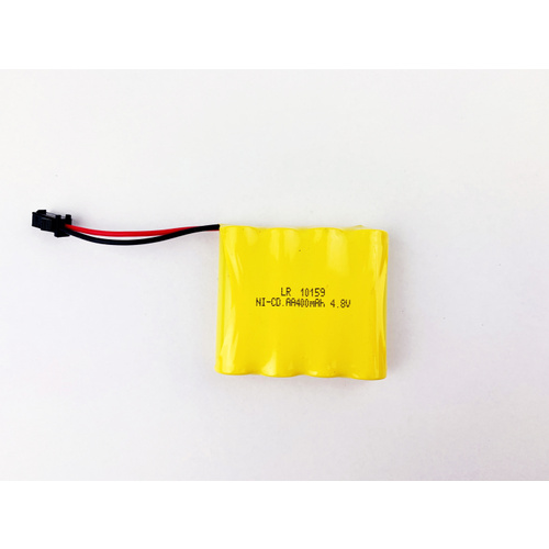 4.8V Rechargeable Ni-Cad 400mAh Battery Pack