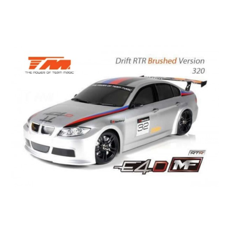 Brushless RC Drift Car 1:10 4WD Ready to Run - Silver BMW