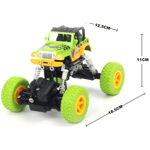 RC 4WD Funky Green Rock Crawler Truck 1:22 Scale 2.4GHz Remote Control