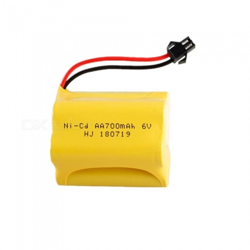 6V 700mAh Ni-Cad Battery with 2 Pin SM Plug