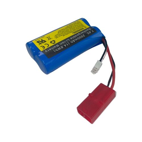 7.4V 2000mAh Li-ion Rechargeable Battery Pack