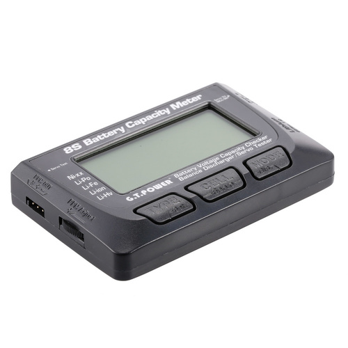 8S Battery Capacity Meter, Tester, balancer & Servo Tester