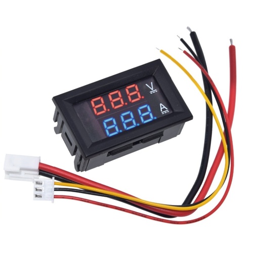 0.56" LED Dual Display 100V DC 10A Digital Voltmeter Ammeter