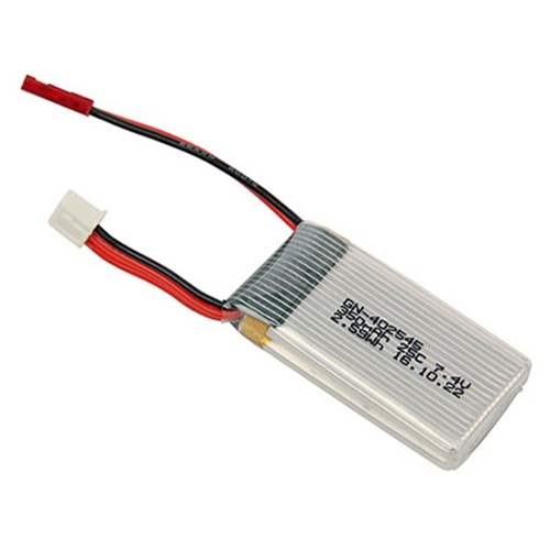 Rechargeable Lithium Battery 7.4V 350mAh with JST