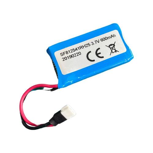 3.7V 600mAh Rechargeable Lithium Battery 