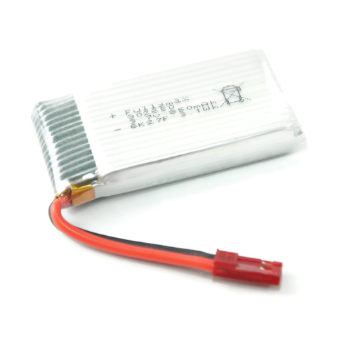 3.7V 850mAh Rechargeable Lithium Battery with JST Connector