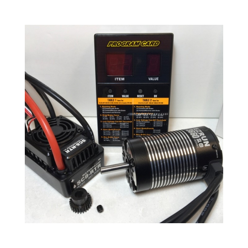 EZRUN 4000KV Brushless Motor and SC8 120A Electronic Speed Controller Set