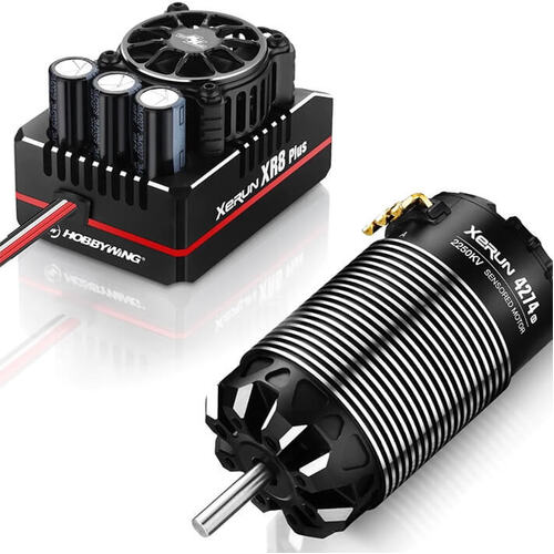 XERUN XR8 Plus-4247 G3-A 2250KV Brushless Motor & Electronic Speed Controller Set