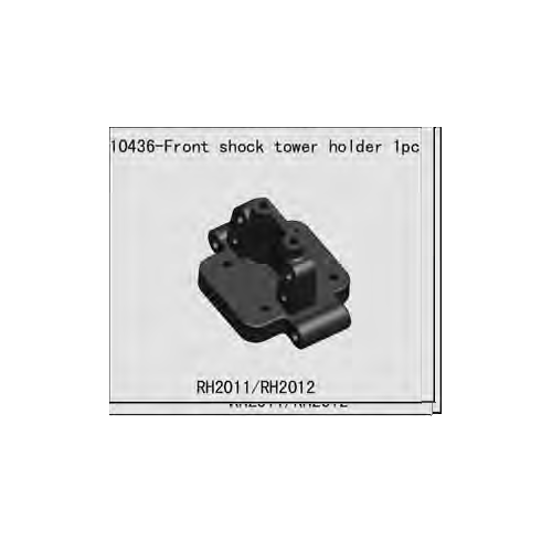 10436 Front shock tower holder for River Hobby and FTX