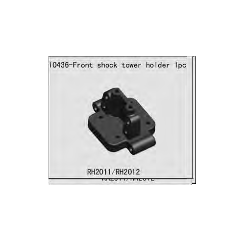 10436 Front shock tower holder for River Hobby and FTX