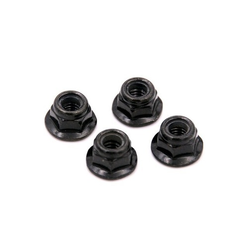 104001-1910 WL Toys M4 Black Flange Lock Nut