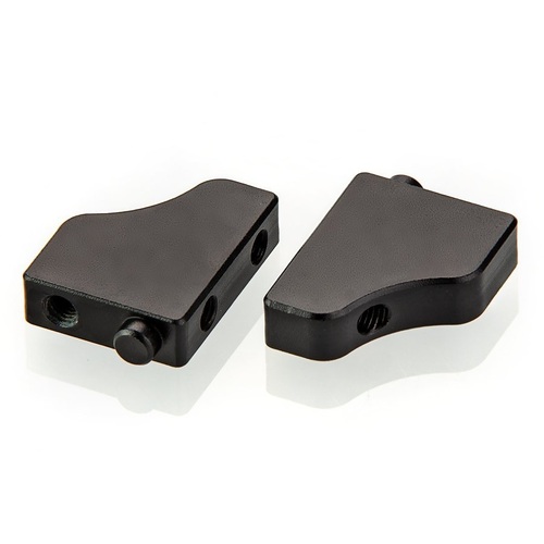 701005 HSP Black Aluminium Servo Mounts (2pc)