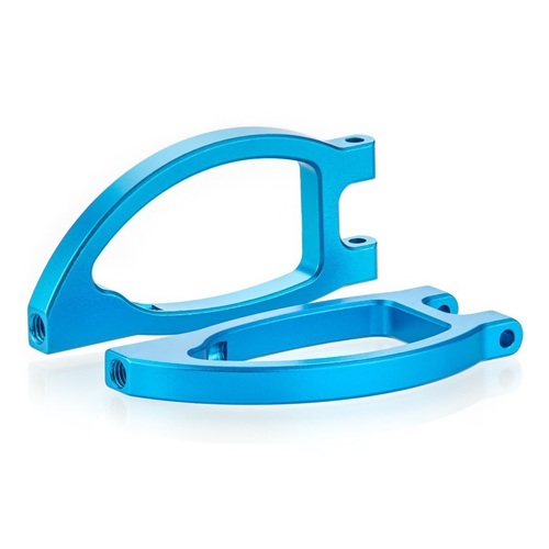 188818 HSP Blue Aluminium Front Upper Suspension Arms (2pc)