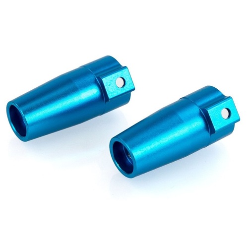 706006 HSP Blue Aluminium Rear Axle Covers (2pc)